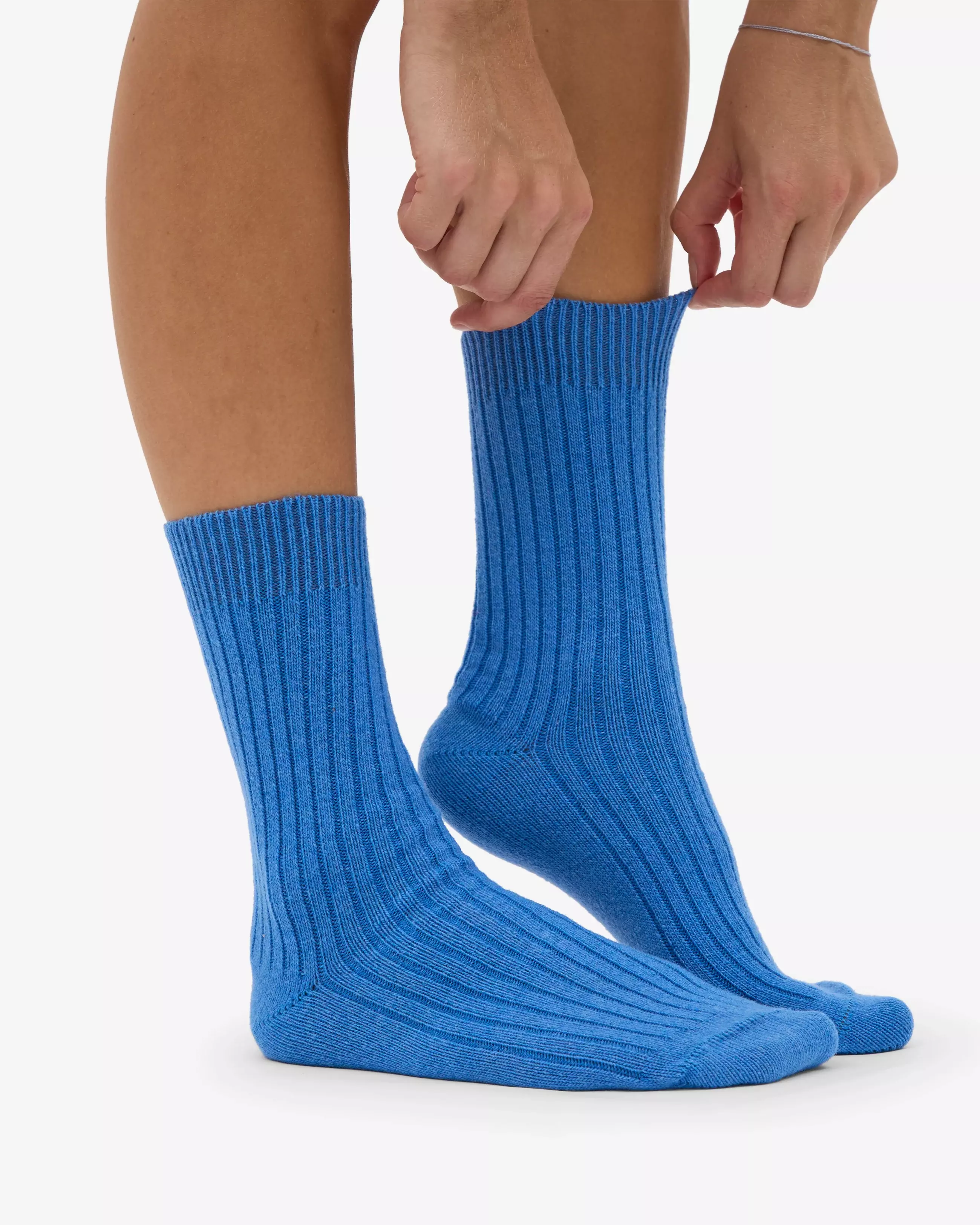 Colorful Standard Merino Wool Blend Socke - Pacific Blue